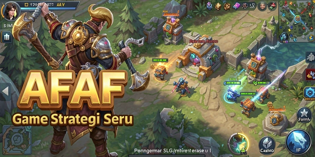 Tampilan gameplay AFAF yang seru dan menantang.