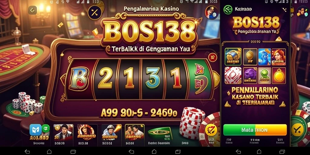 Tampilan menarik dari gameplay Kasino di BOS138.