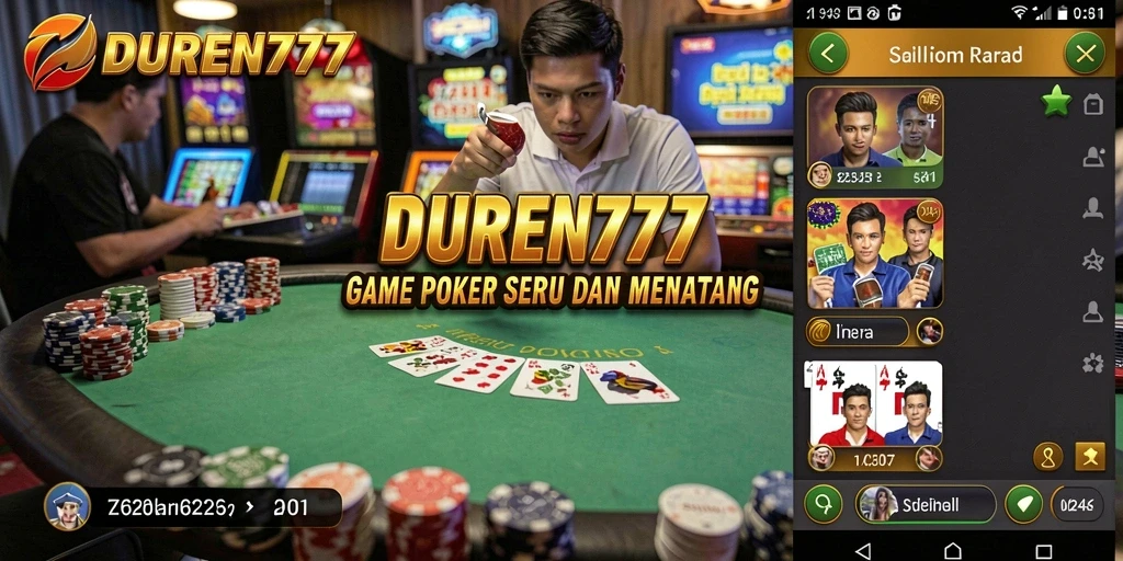 Tampilan gameplay DUREN777 yang seru dan interaktif.