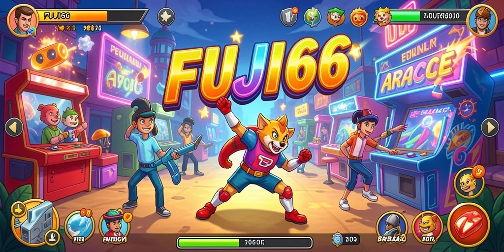 Tampilan menarik dari gameplay seru FUJI66 dalam aksi.