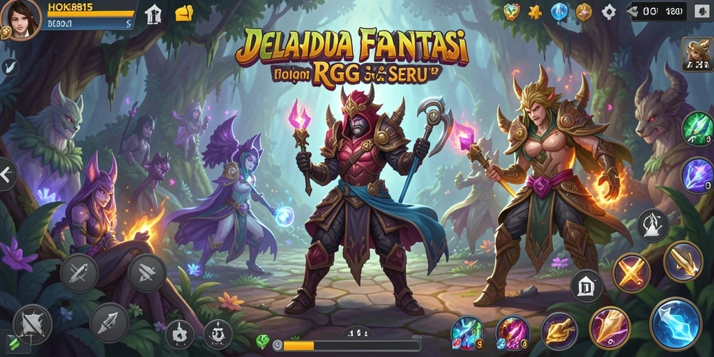 Tampilan menakjubkan dari gameplay RPG HOKI8815 yang penuh petualangan.