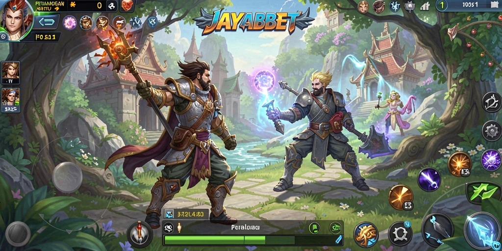 Tampilan gameplay JAYABET yang seru dan mendebarkan.