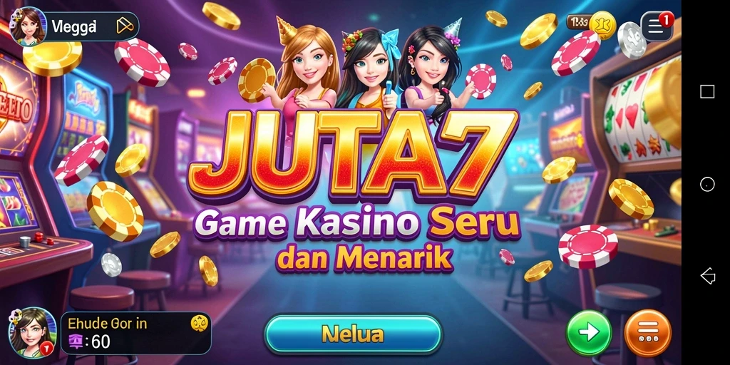 Screenshot JUTA7 menampilkan gameplay kasino yang seru dan menarik.