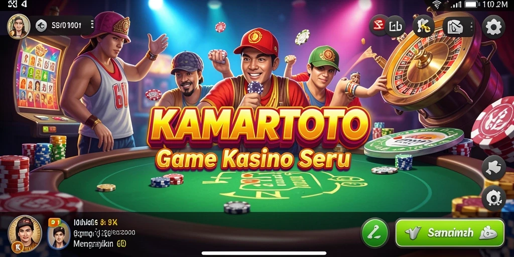 Tampilan gameplay seru di KAMARTOTO dengan grafis menarik.