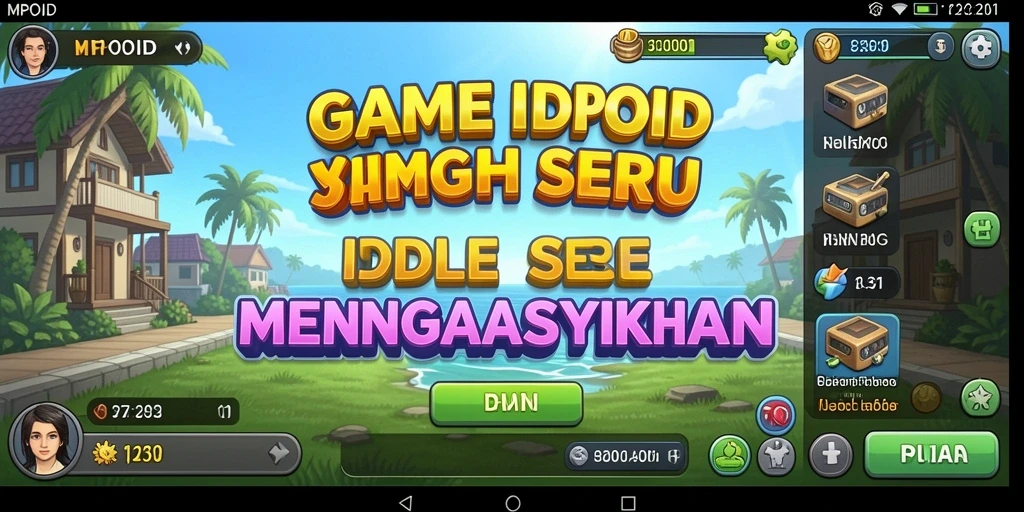 Screenshot MPOID memperlihatkan karakter dalam gameplay Idle yang menarik.