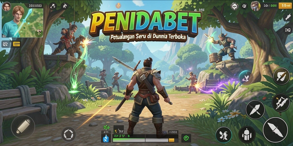 Tangkapan layar menampilkan gameplay seru di dunia terbuka PENIDABET.