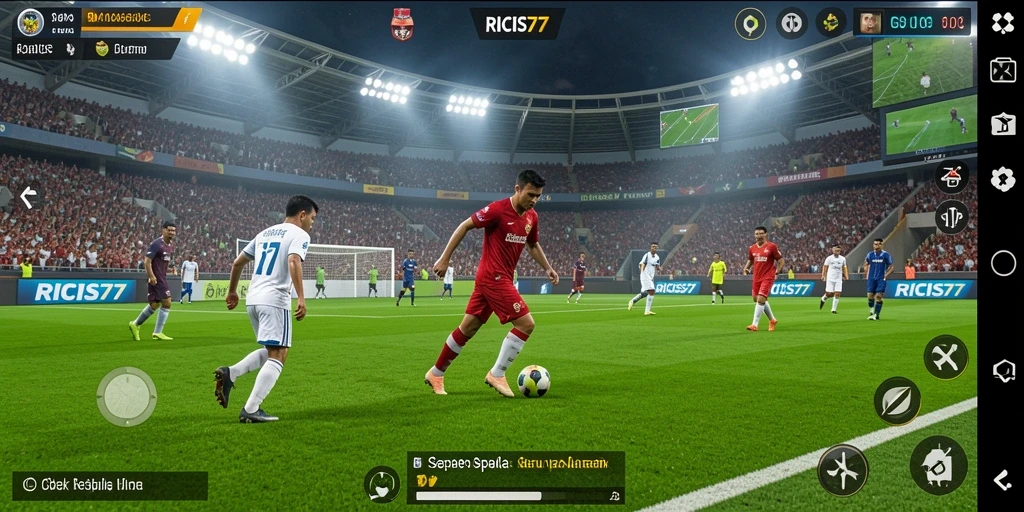 Tampilan permainan RICIS77 yang menarik saat bertanding.