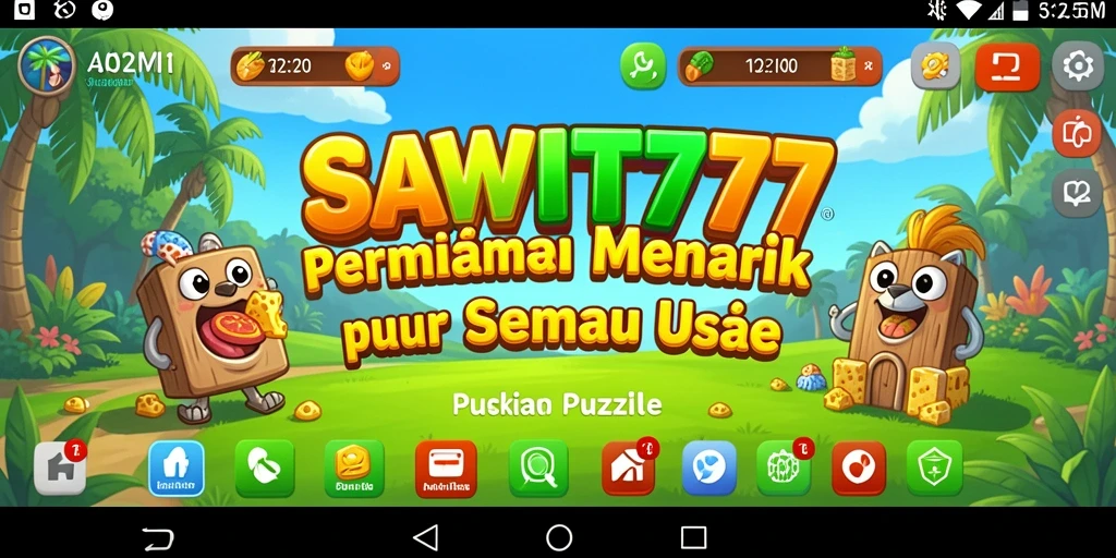 Screenshot gameplay SAWIT777 menampilkan tantangan Puzzle yang menyenangkan.
