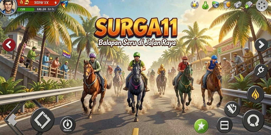 Pengalaman balapan yang mendebarkan di SURGA11.