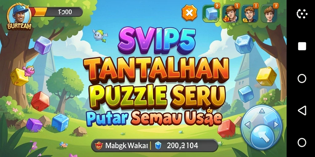 Tampilan gameplay SVIP5 yang penuh warna dan menarik.