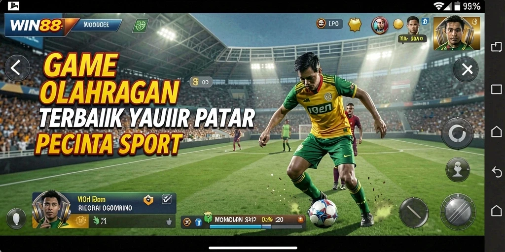 Screenshot gameplay WIN88 menampilkan serunya pertandingan olahraga.